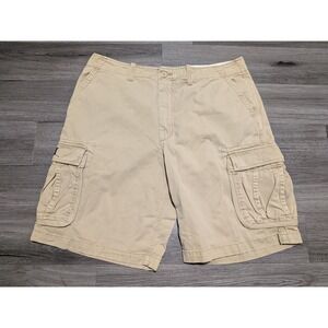 Polo Jeans Company Ralph Lauren Men's Khaki Military Cargo Short Size 42x13